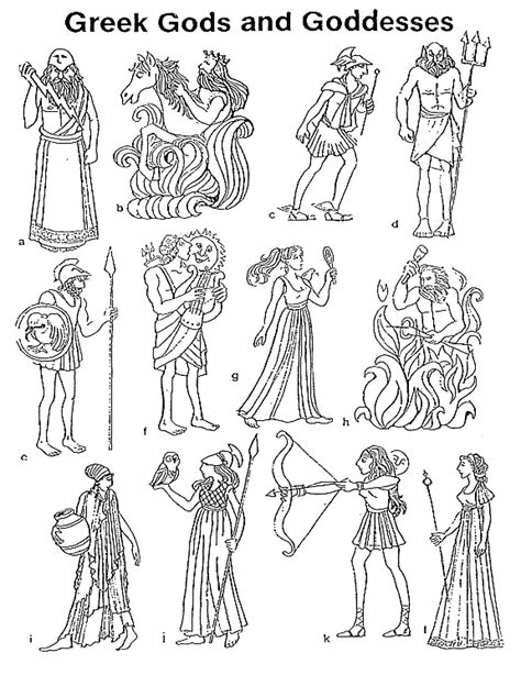 You can use our amazing online tool to color and edit the following greek gods coloring pages. Greek Mythology (Gods and Goddesses) - Printable coloring ...