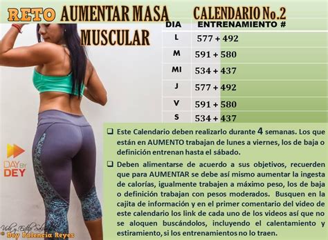 Cuando se sigue una dieta para ganar masa muscular se tiene que realizar entre 5 y 6 comidas y comer un plátano o algún producto con creatina después del entrenamiento. Calendario No.2 #retoaumentarmasamuscular con # ...