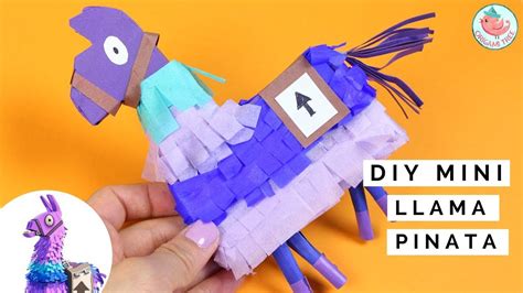We thought it would be really fun to draw this random little creature, even if you're not familiar with the game. Loot llama Fortnite Battle Royal - DIY Upgrade Llama ...