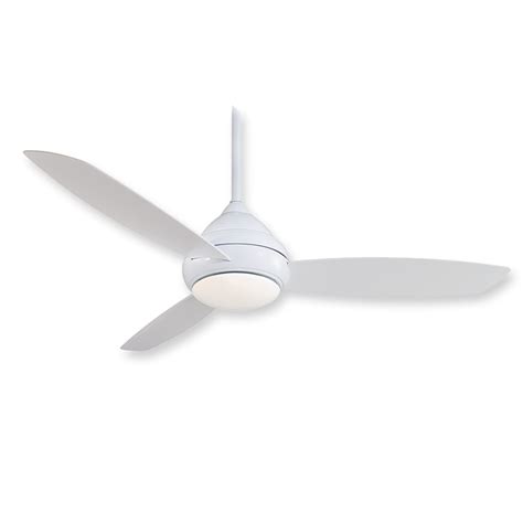 An introduction of 52″ concept ii wet flush ceiling fan: Minka Aire Concept I Wet F477L-WH - LED - 58" Ceiling Fan