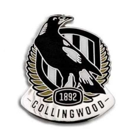 Follow brodie grundy's progress through afl. Collingwood Magpies Logo Metal Pin Badge | Wear Your Pride