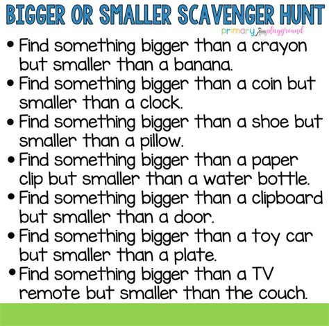 Send your students off on a scavenger hunt to discover vocabulary words! Scavenger Hunts - Primary Playground in 2020 | Preschool ...