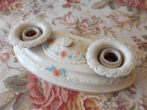 Everything you need to know about these popular types of lights. Antique 1920's Flush Mount Ceiling Light Fixture / French ...