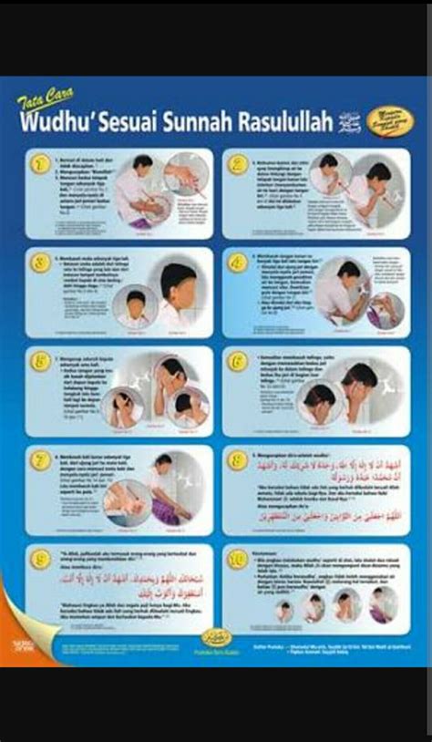 Pembahasan mengenai tata cara wudhu dan doanya yang benar dengan keran adalah suatu hal yang patut kita ketahui dalam islam. Jual Poster Tata Cara Wudhu' Sesuai Sunnah Rasulullah di ...