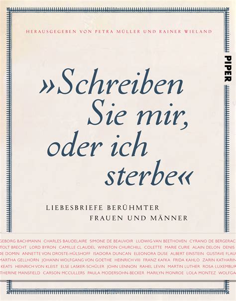 Daher sollen sie diesen artikel sehr gut lesen! "Schreiben Sie mir, oder ich sterbe" von Petra Müller und ...