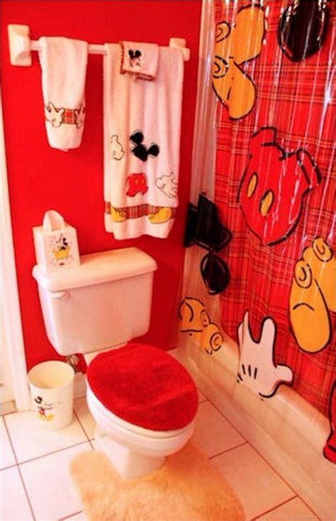 In the most literal sense, the word bathroom means a room with a bath. 90 Creative Ways You Can Improve Your Mickey Mouse ...