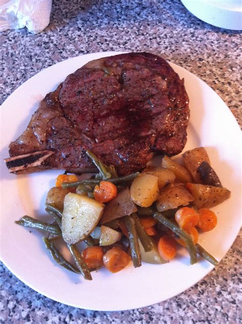 If you slow cook something you can cook it much lower even. Crock pot veggies and BBQ steak | Steak dinner, Bbq steak ...
