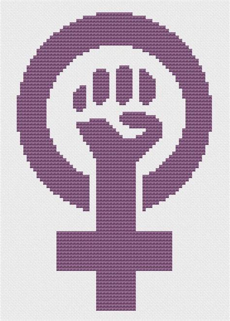 40 bold fierce patterns as want to read Feminist Fist cross stitch pattern | Cross stitch, Cross ...