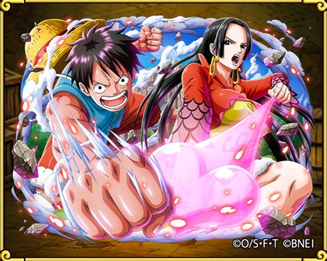 516, 521] hancock sendiri jatuh cinta kepada luffy karena sifat ketidakegoisan luffy serta kepribadian luffy yang tidak terjebak pesona kecantikan hancock. One Piece (Monkey D. Luffy, Boa Hancock) - Minitokyo