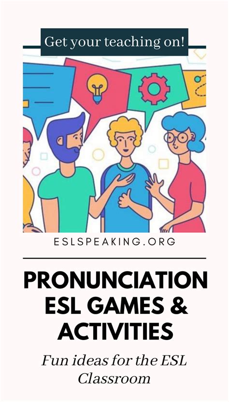 The fun place to learn. Pronunciation ESL Games & Activities in 2020 | Have fun ...