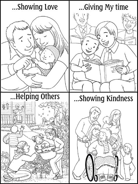 Count your age by friends, not years. Lds coloring pages to download and print for free