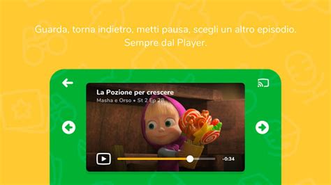 Potrai scegliere i contenuti di tuo interesse da guardare quando vuoi. RaiPlay Yoyo per iOS e Android - cartoni e programmi per ...