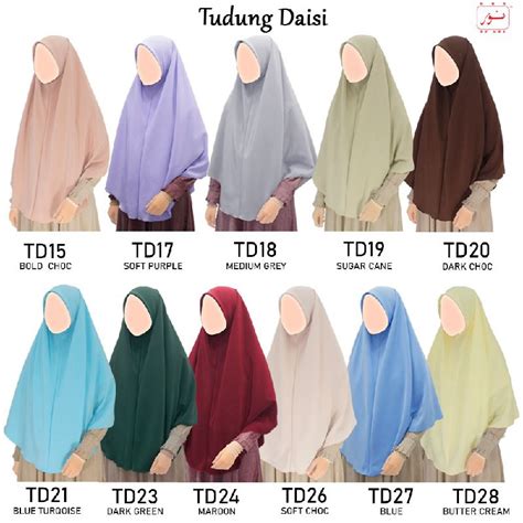 Tudung labuh koshibo awning info jual beli tudung Tudung Labuh Klasik I Nur TD21-31- Daisi Koshibo | Shopee ...