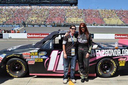 It was cool that we could do that today, especially with our military veterans and their families. NASCAR Driver Recognizes Military Women | Military.com