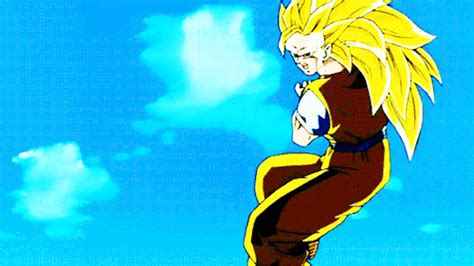 Goku forms a large blue beam of ki within the palm of his hands.once the beam is formed into a ball goku focuses the energy in the direction the mouse is aiming and sends a long, blue beam towards his target. Kamehameha gif 11 » GIF Images Download