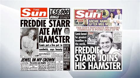 Freddie Starr: Ex-model reveals truth behind hamster headline | Ents ...