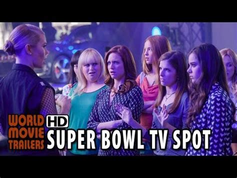 Gordon ramsay, rebel wilson and others star in this funny amazon alexa super bowl commercial. Pitch Perfect 2 Super Bowl TV Spot (2015) - Anna Kendrick ...