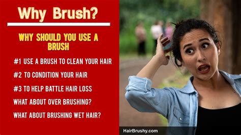 Brushing your hair redistributes your hair's natural oils over each strand as it provides you with a shortcut to natural shine and conditioning. Why brush your hair? - YouTube