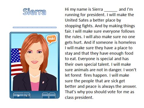 Weekly address of the president of the united states. Second Grade in LAK Airways: Presidential Election 2040