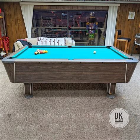 Pool table room size calculator. 1960's Valley pool table refelt in Sunset Beach. Tour ...