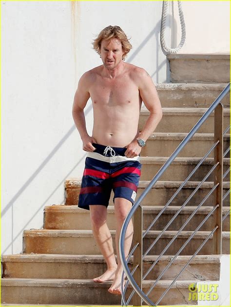 He has an important tattoo. Owen Wilson Goes Shirtless & Bares Fit Body in France ...