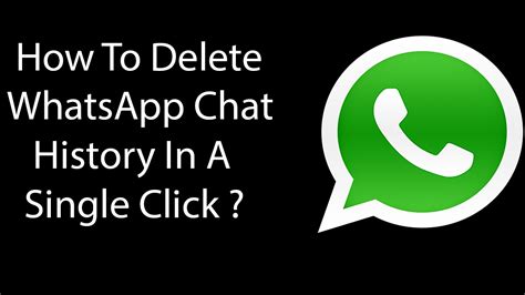 Maybe you would like to learn more about one of these? How To Delete All WhatsApp Chat History in a Single Click ...