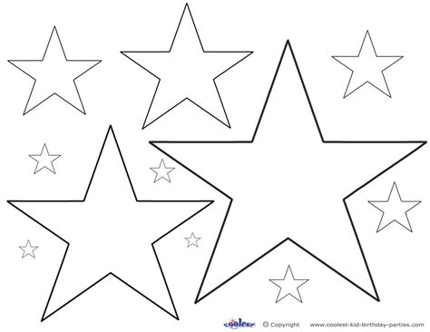 Elemente, die es nur einmal gibt, z.b. Printable Color Star Decoration | Weihnachten basteln ...