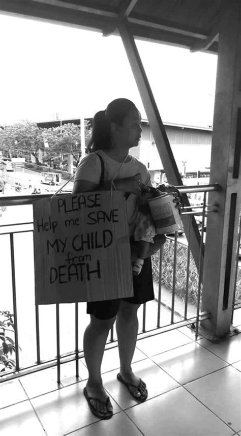 Trope as used in popular culture. Desperate Mom Begs For Coins at Overpass To Fund Baby's ...