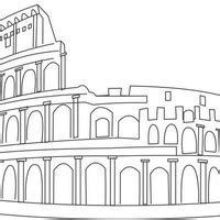 Hay una tarifa reducida de 2 euros para los. Desenho de Coliseu de Roma para colorir - Tudodesenhos