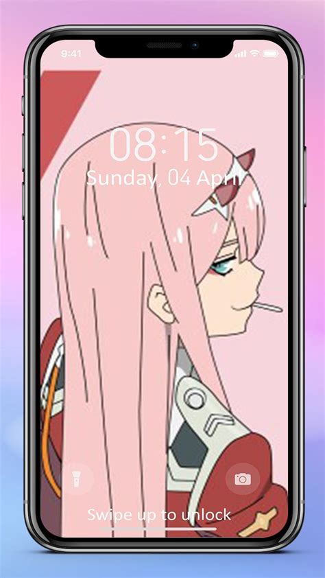 Customize your desktop, mobile phone and tablet with our wide variety of cool and interesting zero two wallpapers in just a few clicks! Iphone 8 Zero Two Wallpaper Iphone