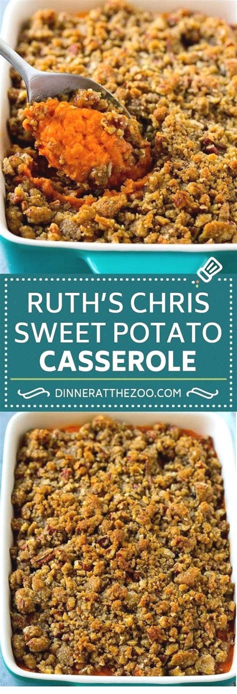 Ruth's chris steak house is known for its elegant atmosphere and comforting food. Ruth's Chris Sweet Potato Casserole | Sweet potato recipes casserole