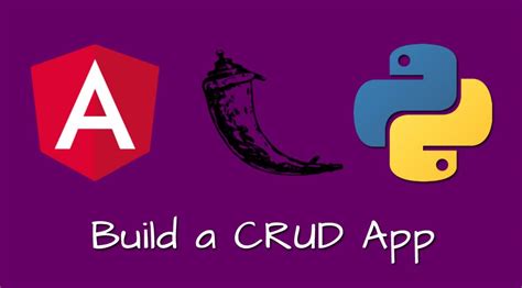 An app can do many things such as. Build a CRUD App with Python, Flask, and Angular