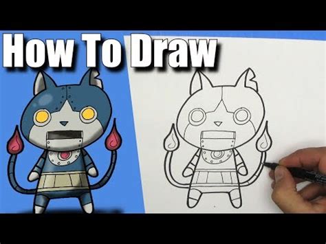 Follow along with our step by step drawing lessons about cartoon, game and more charers. How To Draw Robonyan from Yo-kai Watch! - EASY - Step By ...