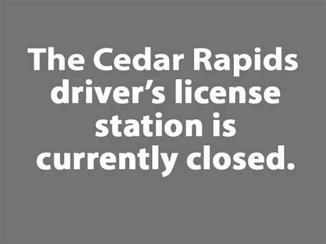 Returning your card all dod id cards are property of the u.s. Cedar Rapids driver's license station
