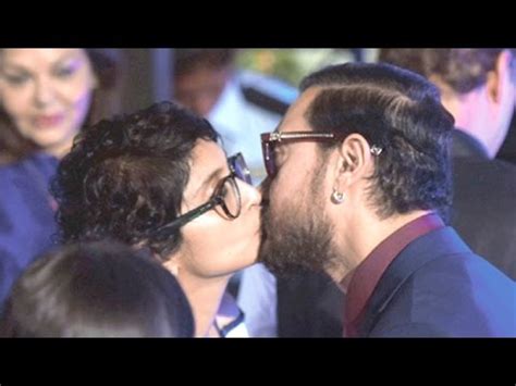 Requested tracks are not available in your region. Aamir Khan KISSING Wife Kiran Rao In Public At Mami Film ...