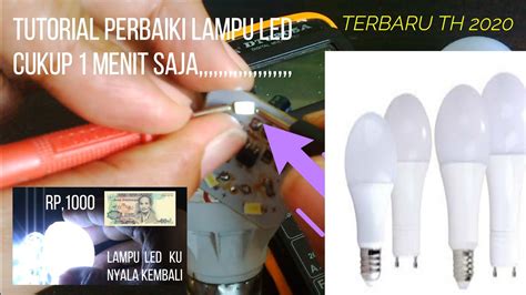 Cara memperbaiki lampu led rumah. CARA MEMPERBAIKI LAMPU LED MATI - AREA HOBI - YouTube