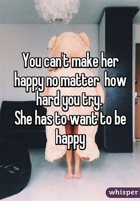 The first thing for you and your wife to do is to discuss in great detail exactly what that agreement would look like. You can't make her happy no matter how hard you try. She ...