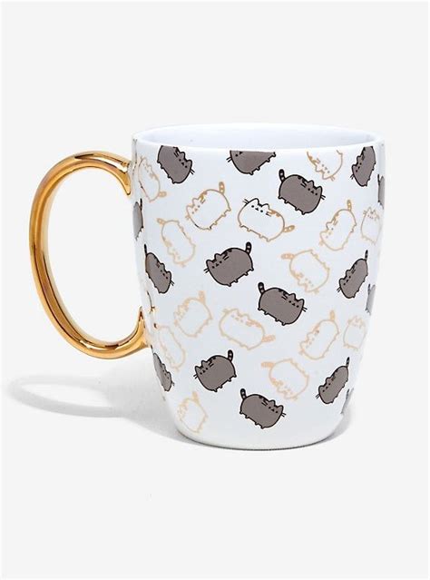 Enhance your coffee experience with this custom handmade ceramic coffee mug featuring the infernal otho! Pusheen Gold Foil Toss Print Mug | Mugs, Pusheen, Red ...