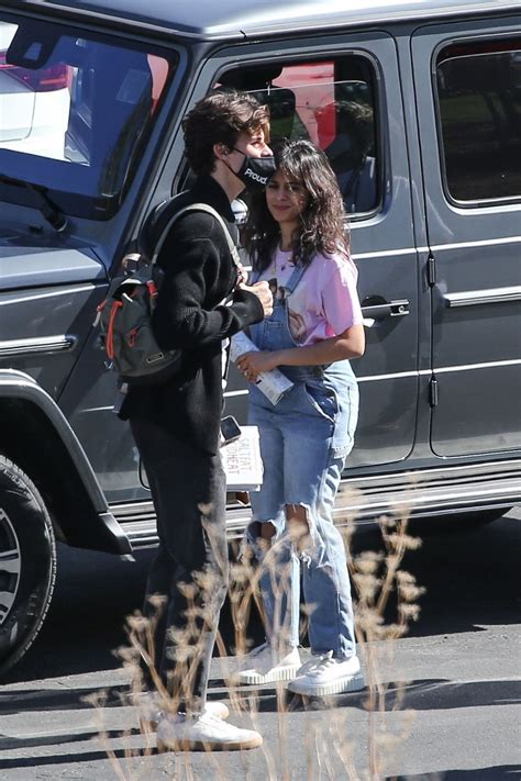 How are things going for them? Camila Cabello and Shawn Mendes - Los Angeles 03/29/2021 ...