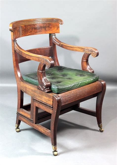 Lady diana cooper — lady diana manners, carboncillo dibujado por john singer sargent en 1914 nombre real lady diana manners nacimiento … wikipedia español. Regency Mahogany Metamorphic Library Chair with the label ...