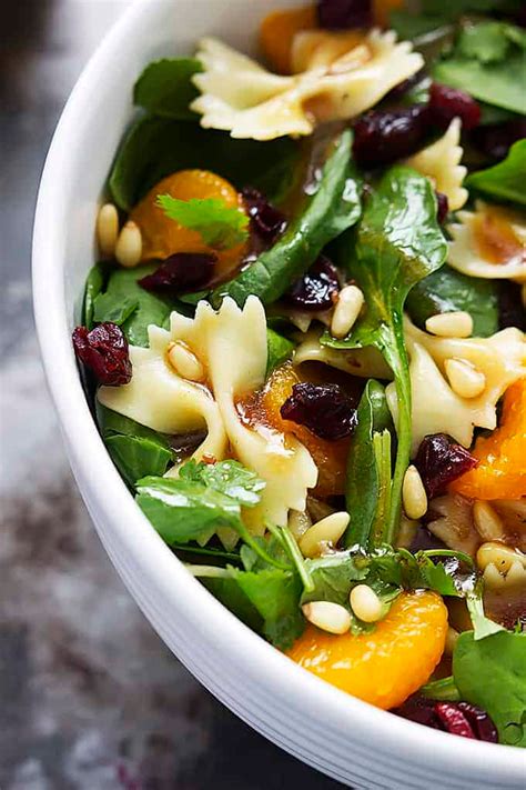 Mayo pasta salad recipes salad recipes video salad dressing recipes pasta salad for kids chicken spinach pasta cooked chicken recipes warm this pasta salad is filled with mozzarella, tomatoes and basil. Mandarin Pasta Spinach Salad with Teriyaki Dressing ...