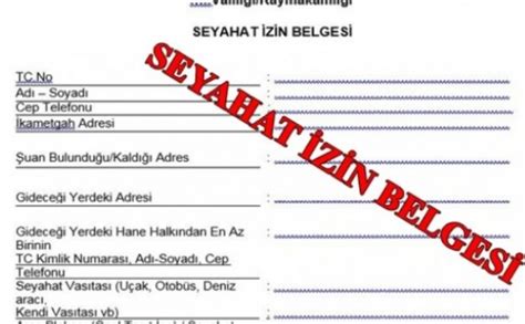 Turistik vize ya da çalışma amacı dışındaki vizelerle veya iki ülke arasındaki vize muafiyeti programı ve diğer vize kolaylıklarından. E devlet şehirler arası seyahat izin belgesi nasıl alınır