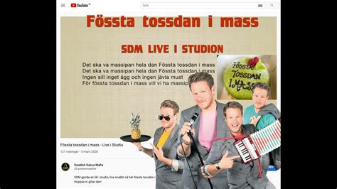 Fössta tossdan i mass 2020 by wetterstadens bryggeri is a belgian blonde which has a rating of 3.2 out of 5, with 23 ratings and reviews on untappd. Fössta tossdan i mass - Live i Studio - YouTube