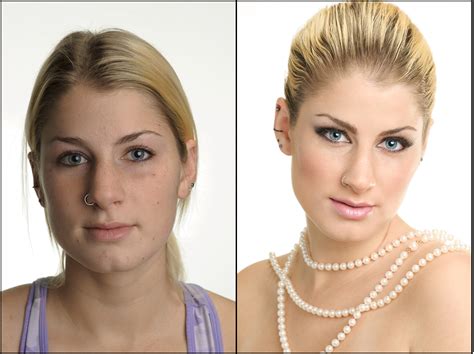 It isn't all perfectly organized closets and stylish scandinavian furniture. Le Mariee' : Bridal Makeup.. A Before And After