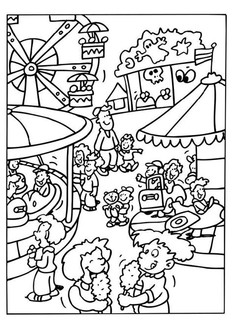 Second graders can learn what the county fair is all about with this fun coloring page. Coloring Page Carnival - free printable coloring pages ...