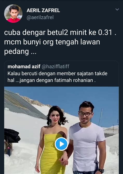 Di antara mereka itulah umat islam bisa menjumpai kebaikan, rezeki, dan kemenangan. "Macam Bunyi Orang Tengah Lawan Pedang,"- Respon Aeril ...