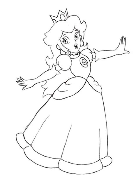 Push pack to pdf button and download pdf coloring book for free. Princess Daisy Coloring Pages - Coloring Home