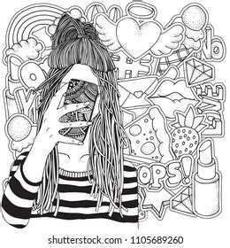 23 best mustache coloring pages. Vsco Girl Coloring Pages - Sheapeterson - Coloring Web Pages