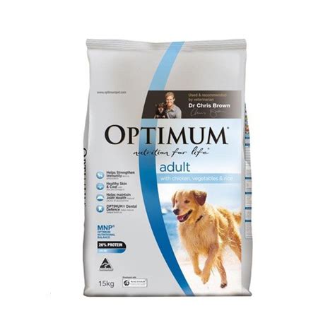 For example, older dogs are less active and have a slower metabolism, so they generally need fewer calories in their diets. Buy Optimum Adult Dog Food with Chicken, Vegetable & Rice ...