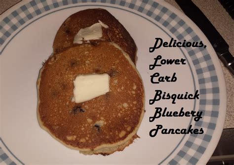 Repeat with remaining tablespoon butter and potato mixture. Easy Lower Carb Blueberry Pancakes Using Bisquick and ...